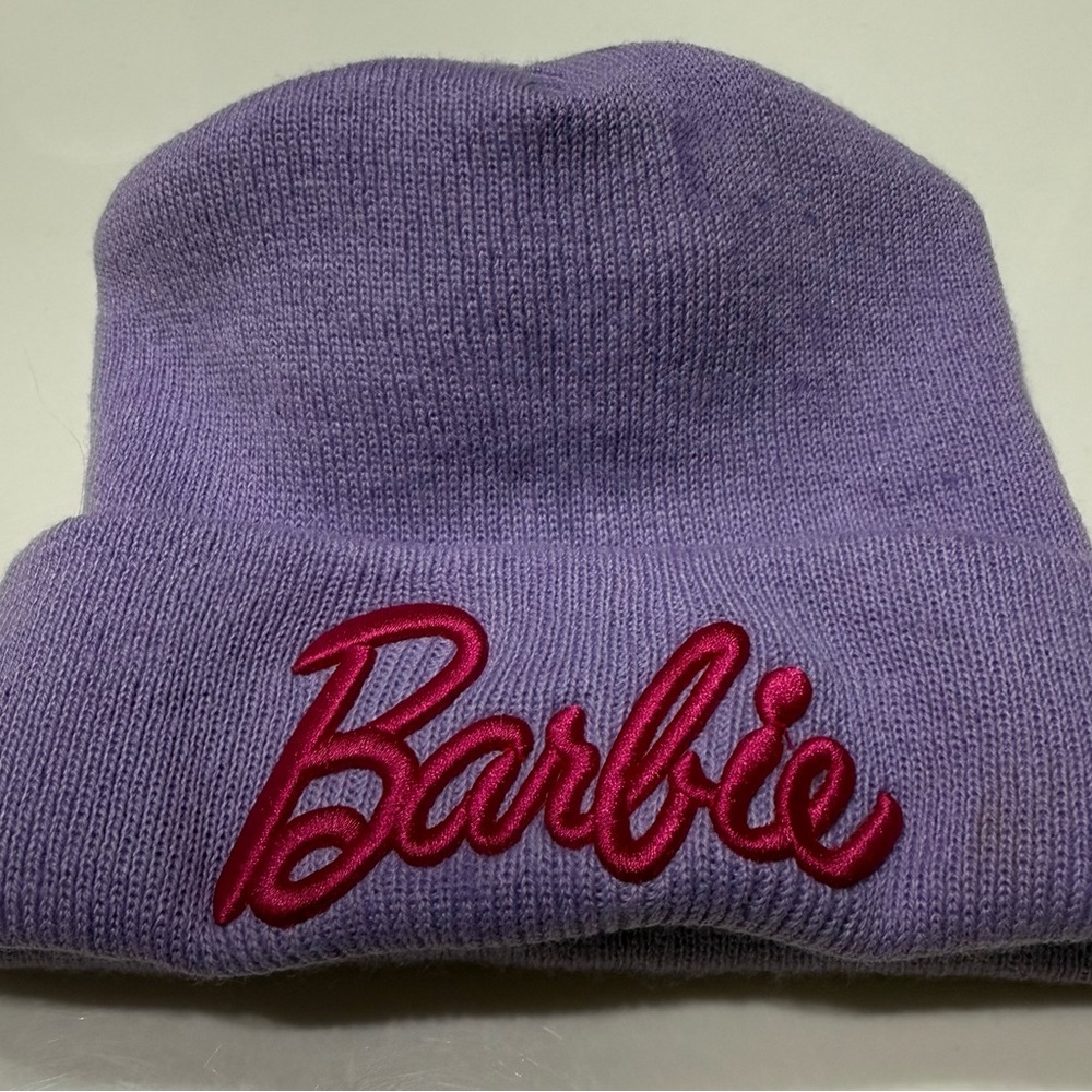 Barbie Purple and Pink Knit Hat
